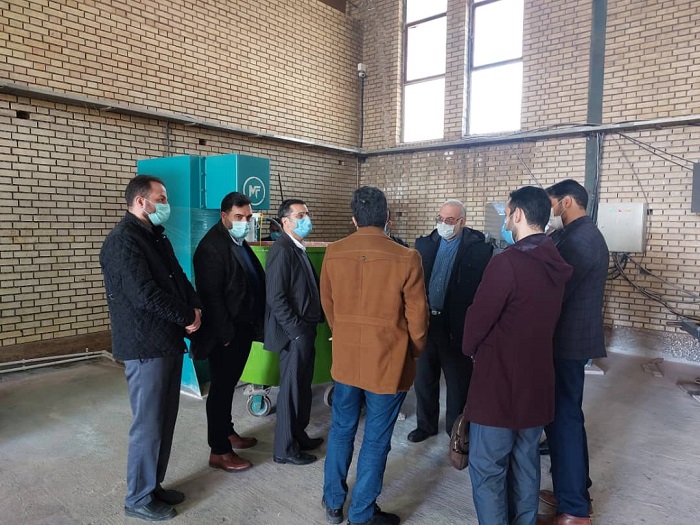 بازدید هیات مدیره هلدینگ صنتا از کارخانه شرکت نانو تک فام گیتی